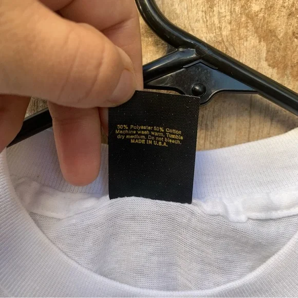 Vtg Single Stitch T Shirt Made In USA California Gold, 70s 80s, Babes in Borland - Picture 3 of 10